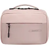 Samsonite Stackd Toilet Kit, Necessär, Polyuretan (PU), Återvunnen polyetentereftalat (rPET), Rosa, Monokromatiskt, Dragkedja, 1 fickor