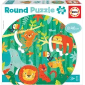 Ginza.se Educa - Round Puzzle, The Jungle