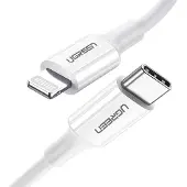 UGREEN kabel MFi USB typ C - Lightning 20W 3A kabel 0,25 m vit (US171)