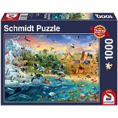 Schmidt Animal Kingdom Pussel 1000 bitar Schmidt