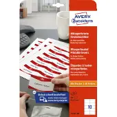 Avery Zweckform L4727-20 Isticksskylt namnskylt 90 mm x 54 mm Vit