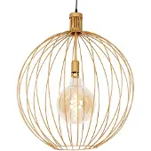 QAZQA Design Hänglampa Guld 60 cm - Wire Dos