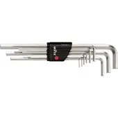Wiha Inner-sexkantig Vinkelskruvmejselset 1.5 mm, 2 mm, 2.5 mm, 3 mm, 4 mm, 5 mm, 6 mm, 8 mm, 10 mm 9 delar