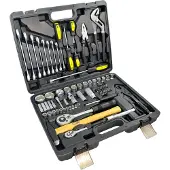 JBM Tool Case With Zinc Plated Sockets 72 Pieces Verktygssats