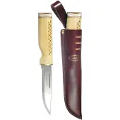 Marttiini Wild Reindeer 13 542015 Polished 1.4034, Birch Antler, fixed knife