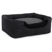 Dogman Buddy 2 i 1 hundeseng grå