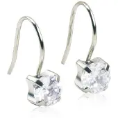Blomdahl Blomdahls - NT Pendant Tiffany 7mm, CZ White