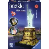 Ravensburger 3D- Pussel - 120 Delar - Liberty nära - - One Size - Pussel