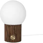 Globen Lighting Bordslampa , Trä, Sovrum, Glas
