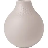 Villeroy & Boch Manufacture Collier Vas 11x12 Cm - Vaser Porslin Beige