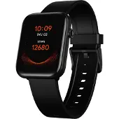 Mobvoi TicWatch GTH Smartwatch - Raven black - smart klocka med band - TPU-silikon - raven black - display 1.55 - Bluetooth - 59.4 g