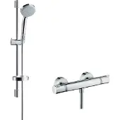 Hansgrohe Duschset med termostat Ecostat comfort