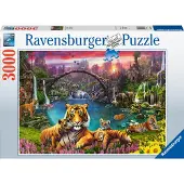 Ravensburger Tiger in paradise Lagune Pussel 3000 bitar