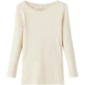 Name it T-shirt 'Kab' beige / svart / vit