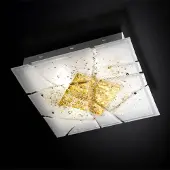 Selene Taklampa FRAME, dimbar, Mässing / guld, Vardagsrum / matsal, Glas, Modern, Taklampa
