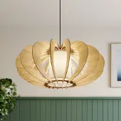 Sigma Hänglampa Modern A L , dimbar, Ljust trä, Vardagsrum / matsal, Trä, Modern, Pendellampa