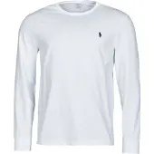 Ralph Lauren för män. 710671468004 Tröja i trikå Custom Slim Fit vit (S), Casual, Bomull, Lång ärm