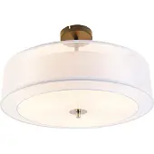 QAZQA Modern taklampa vit 50 cm 3-ljus - Drum Duo