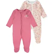 Name it Pyjamasdräkt - Noos - 2-pack - NbfNightsuit - Rose Wine - - 74 - Pyjamasdräkt