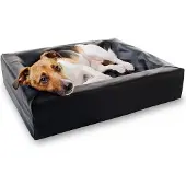 Bia Bed Bed Classic Rektangulär Hundbädd Svart M 70cm
