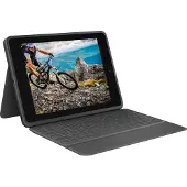Logitech Rugged Folio - Tangentbord och foliefodral - Apple Smart connector - hela norden - för Apple 10.2-inch iPad (7:e generation, 8:e generation)