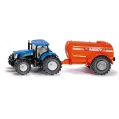Siku 1:50 traktor med enkelaxlad tankvagn