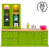 Lundby Diskho+Diskmaskin Grön