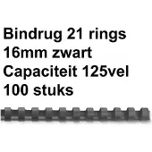 GBC Din A4 16 Mm Spiralrygg 100 Enheter