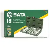 Sata Hylsbitssats S09052; 1/4''+1/2''; 18 st.