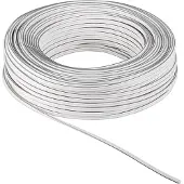 Goobay 67745, Kopparpläterat aluminium, 25 m, Vit