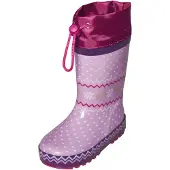 Playshoes Gummistövel brun / lavendel / pitaya / vit