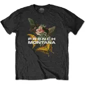 Ginza.se French Montana: Unisex T-Shirt/Butterfly (Black) (Large)