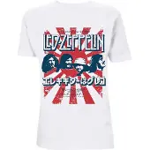 Ginza.se Led Zeppelin: Unisex T-Shirt/Japanese Burst (White) (XX-Large)