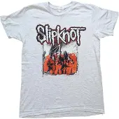 Ginza.se Slipknot: Unisex T-Shirt/Self Titled (Grey) (Back Print) (X-Large)
