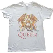 Ginza.se Queen: Unisex T-Shirt/Classic Crest (Grey) (Small)