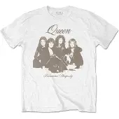 Ginza.se Queen: Unisex T-Shirt/Bo Rhap Portrait (White) (Large)