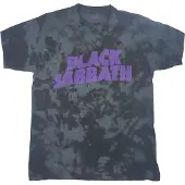 Ginza.se Black Sabbath: Unisex T-Shirt/Wavy Logo (Black) (Wash Collection) (Large)