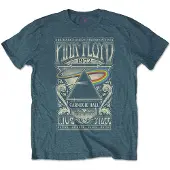 Ginza.se Pink Floyd: Unisex T-Shirt/Carnegie Hall Poster (Denim Blue) (Large)