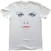 Ginza.se Prince: Unisex T-Shirt/Faces & Doves (White) (Back Print) (X-Large)
