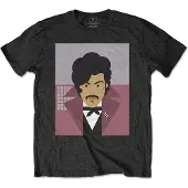 Ginza.se Prince: Unisex T-Shirt/Many Faces (Black) (Back Print) (X-Large)