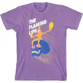 Ginza.se The Flaming Lips: Unisex T-Shirt/Skull Rider (Purple) (Small)