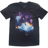 Ginza.se Prince: Unisex T-Shirt/Lotus Flower (Black) (Back Print) (X-Large)