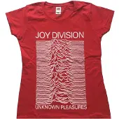 Ginza.se Joy Division: Ladies T-Shirt/Unknown Pleasures (Red) (Small)