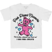 Ginza.se Pink Sweats: Unisex T-Shirt/Pink Cleaners (White) (Large)