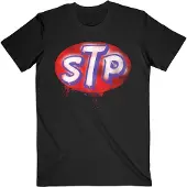 Ginza.se Stone Temple Pilots: Unisex T-Shirt/Red Logo (Black) (Large)