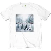 Ginza.se The Beatles: Unisex T-Shirt/Abbey Christmas (White) (X-Large)