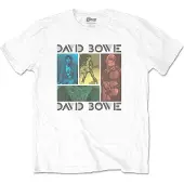 Ginza.se David Bowie: Unisex T-Shirt/Mick Rock Photo Collage (White) (Large)