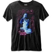 Ginza.se Janis Joplin: Unisex T-Shirt/Floral Frame (Black) (Small)