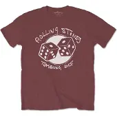 Ginza.se The Rolling Stones: Unisex T-Shirt/Tumbling Dice (Maroon Red) (XX-Large)