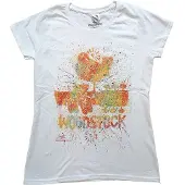 Ginza.se Woodstock: Ladies T-Shirt/Splatter (White) (X-Large)